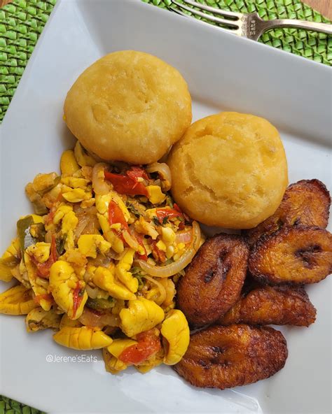 akai fish|Ackee and saltfish .